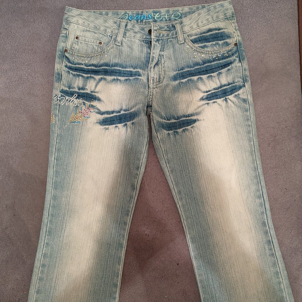VTG Sequin Jean Capris